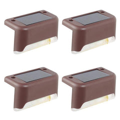 Set of 4 Led Solar Fence Lights