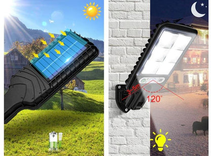 Outdoor Solar Flood Lights with Motion Sensor