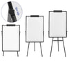 Image of 36"x24" Mobile Whiteboard with Stand Adjustable Height White Magnetic Board