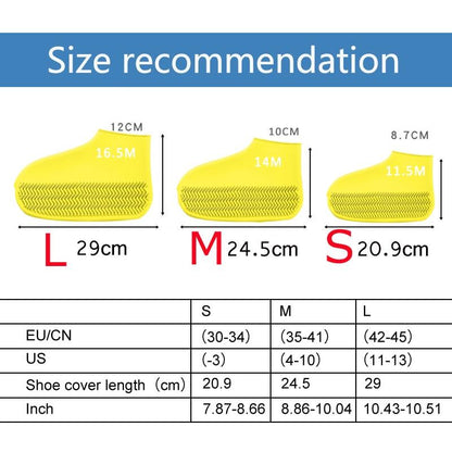 Silicone Shoe Covers - Waterproof Shoe Covers
