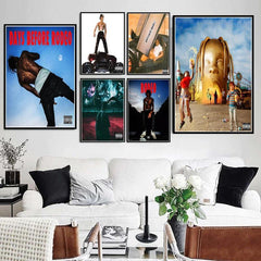 Hot Travis Scott Astroworld Rap Music Singer Wrapped Canvas