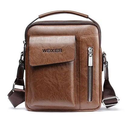 Men's Genuine Leather Sling Bag Over the Shoulder Bags