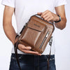 Image of Men's Genuine Leather Sling Bag Over the Shoulder Bags