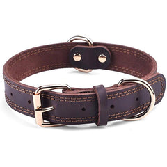 Quality Barbour Dog Collar Rustproof Double D-Ring