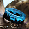 Image of Blue Resin Ring Secret Wood