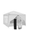 Image of 118" Screened Gazebo Three Height Adjustable Instant Pop Up Outdoor Tent