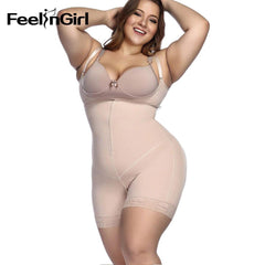 Plus Size Bodysuit Shapewear | Ultra Conceal Compression Shaping Shorts