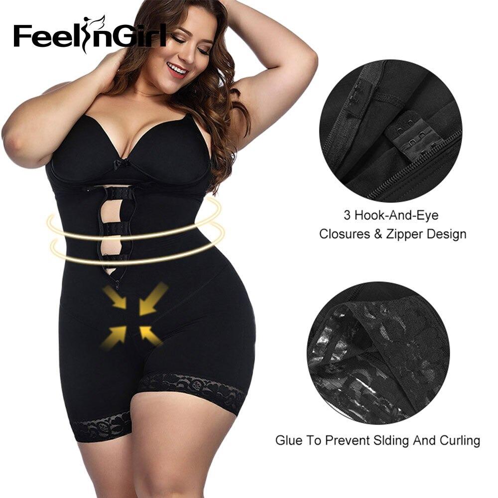 Plus Size Bodysuit Shapewear | Ultra Conceal Compression Shaping Shorts