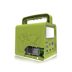 Outdoor Portable Generator with 3 Bulbs and Solar Charging Option Electric Generator