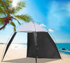 Image of Lightweight Portable Beach Tent And Shelter Waterproof Large Beach Sunshade 5 to 8 People
