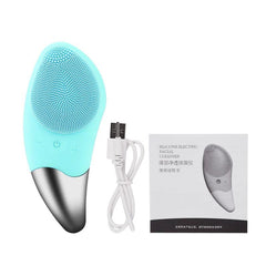 Mini Electric Facial Cleansing Brush Deep Pore Cleaning Skin Massager