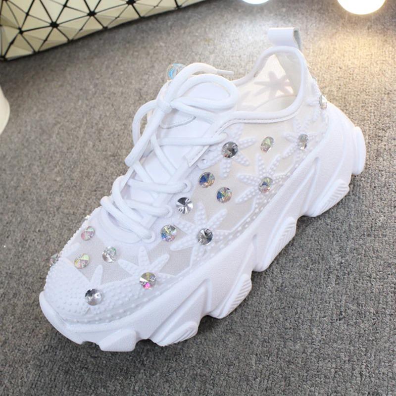Sparkly Shoe Glitter Sneakers Women