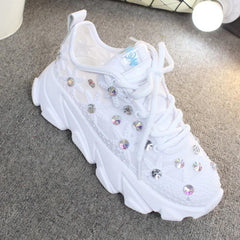 Sparkly Shoe Glitter Sneakers Women