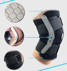 hinged knee brace