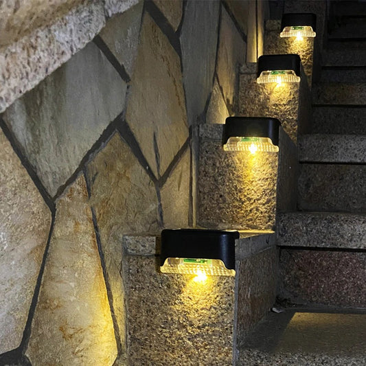 4pcs Solar Post Lights