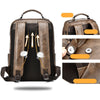 Image of mens leather backpack
