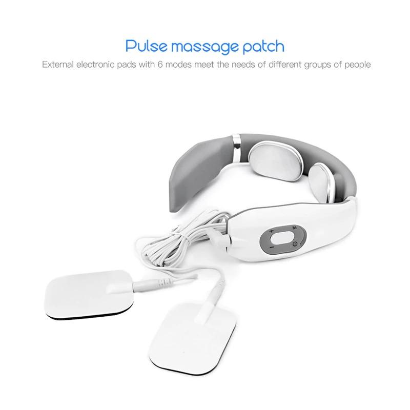 Neck Massager Wireless Electric Pulse Heating For Neck Pain Relief, Neckology Massager