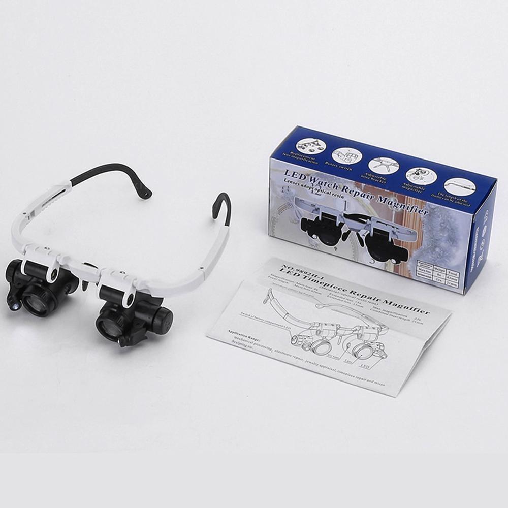 Magnifying  Glass with Led Light Eyewear Observation Lens
