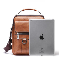 Fashion Vintage Mens Crossbody Bag Business PU Leather Bags for Men Messenger  Men's Shoulder Bag