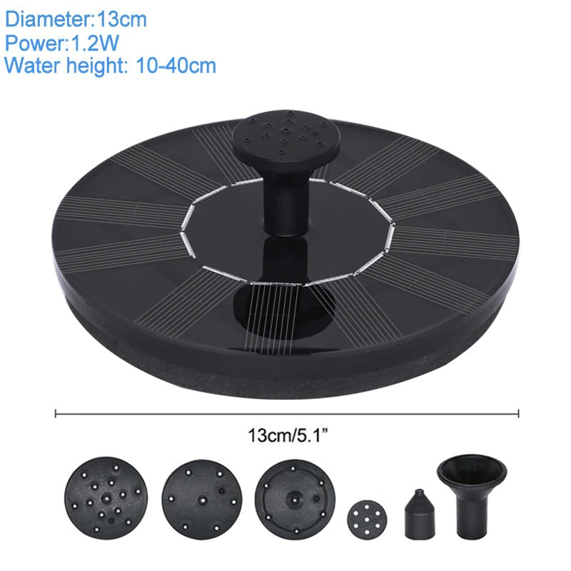 Solar Water Fountain Lagoon Pool Bird Bath Solar Powered Water Pump Fountain Garden Appliances