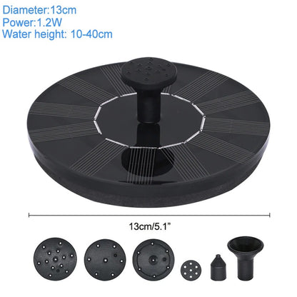 Solar Water Fountain Lagoon Pool Bird Bath Solar Powered Water Pump Fountain Garden Appliances