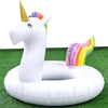 Image of Large Rainbow Inflatable Unicorn Pool Float (200cm)
