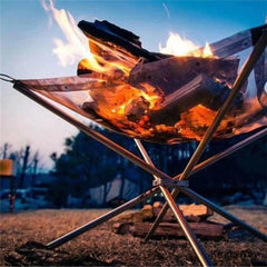 Portable Outdoor Fire Pit Outside Log Burner