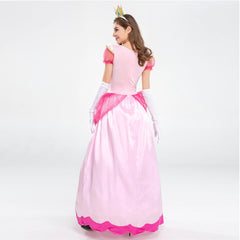 Halloween Princess Peach Costume Princess Peach Cosplay Set Princess Peach Dress for Halloween