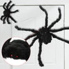 Image of 75cm Big Spider For Halloween Decoration Ideas + 59" White Web Haunted House