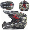 Image of Bundle Motocross Helmet with Goggles, Glove and Face Mask ALL IN ONE - Balma Home