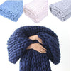 Image of Handmade Chunky Knit Blanket