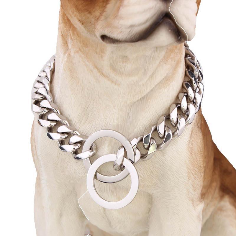 Big Hip Hop Chains Dog Collar 15mm - Balma Home