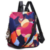 Image of Colorful Print Nylon Oxford Anti Theft Travel Backpack Purse Handbag - 2 patterns - Balma Home