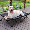 Image of Large Elevated Dog Bed Foldable Easy to Wash Dog Cot Portable Breathable Raised Dog Bed