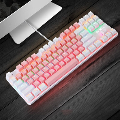 Minimalist Mechanical Keyboard 87 Keys Anti-Ghosting Gaming Keyboard Blue Switch Reddit Mechanical Keyboard