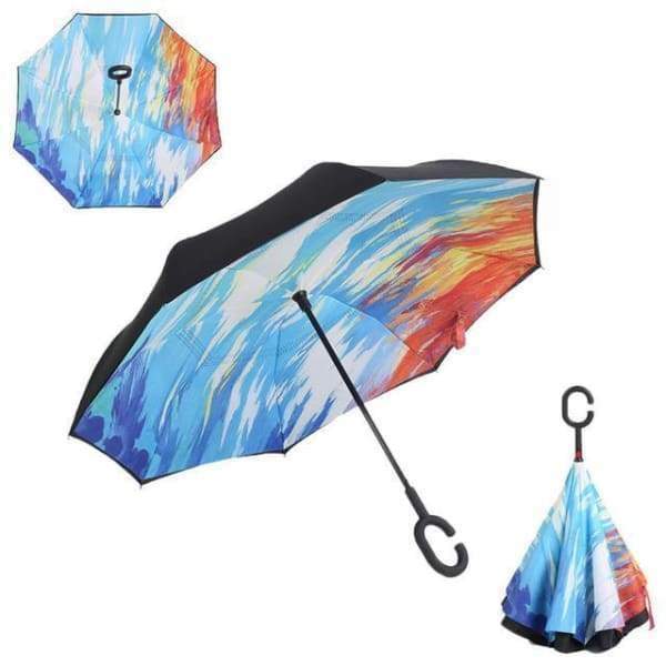 Upside Down Reverse Double Skin Umbrella