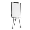 Image of 36"x24" Mobile Whiteboard with Stand Adjustable Height White Magnetic Board