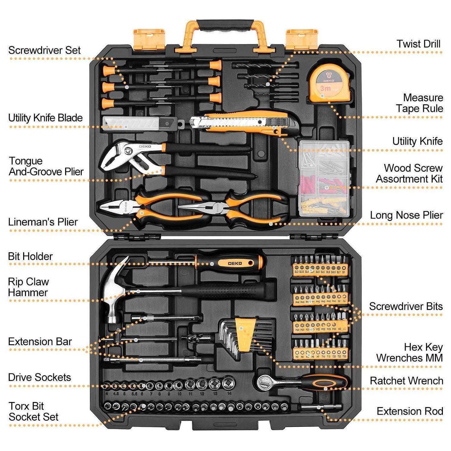 Tool Set - Tool Box 196PCS