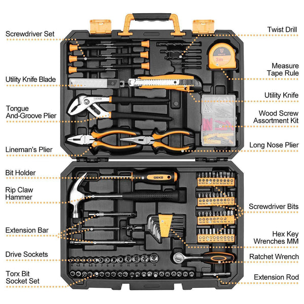 Tool Set - Tool Box 196PCS – Joy General Store CA