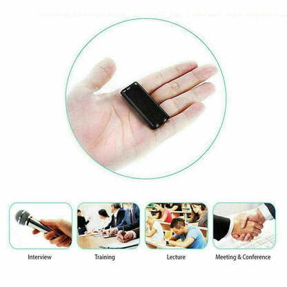 Mini Voice Recorder - Mini Audio Recorder - Mini Recording Device - Smallest Hidden Audio Recorder