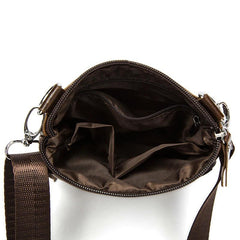 Shoulder Messenger Crossbody Leather Bag Mens Satchel