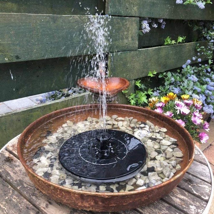 Solar Water Fountain Lagoon Pool Bird Bath Solar Powered Water Pump Fountain Garden Appliances