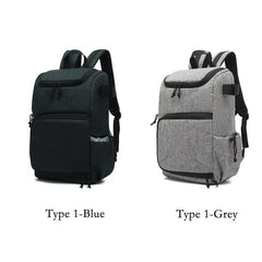 Waterproof Waxed Canvas Camera Backpack Fit 15.6 Inches Laptop