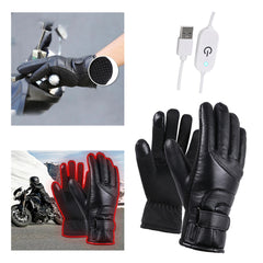 Windproof Waterproof Electric Heated Gloves USB Powered Touchscreen Warming Gloves