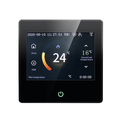 LED Touch Screen WiFi Thermostat Heating Temperature Controller Smart Thermostat Works for Electric Floor Heating Water/Gas Boiler