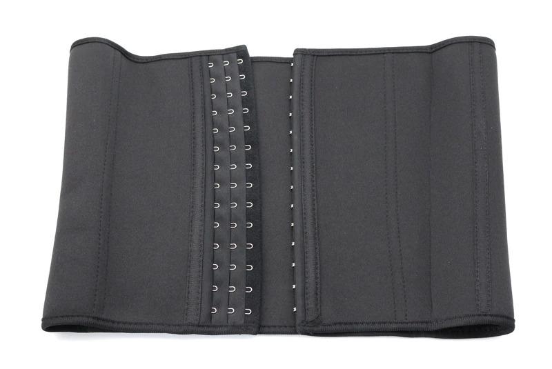 Latex Waist Trainer Velcro Fitness Belt Ab Slimming Zipper Neoprene