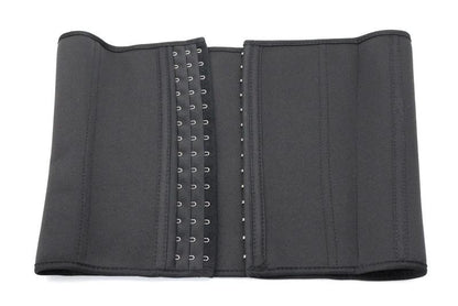 Latex Waist Trainer Velcro Fitness Belt Ab Slimming Zipper Neoprene